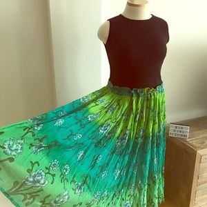 🦋BOHO🦋 Hippie Adjustable Waist Petite Long Skirt
